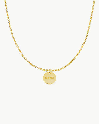 Mini Gold Initial Necklace