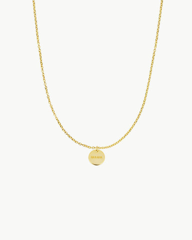 Mini Gold Initial Necklace