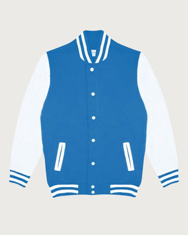 COLLEGE JACKET LIGHT ROYAL BLUE | SIN INICIAL