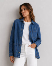 DENIM JACKET | BORDADO MINIMALISTA