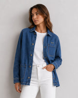 DENIM JACKET | BORDADO MINIMALISTA