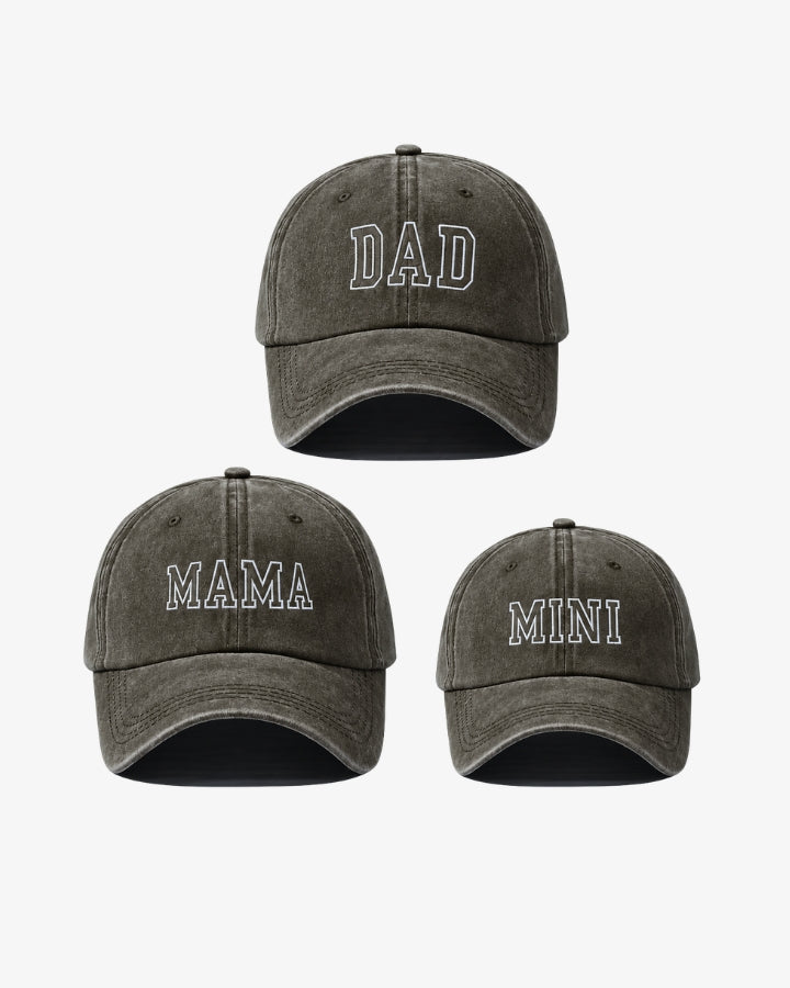 PACK TRES GORRAS FAMILIAR | DAD - MAMA - MINI