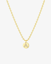 ZIRCONIA INITIAL NECKLACE