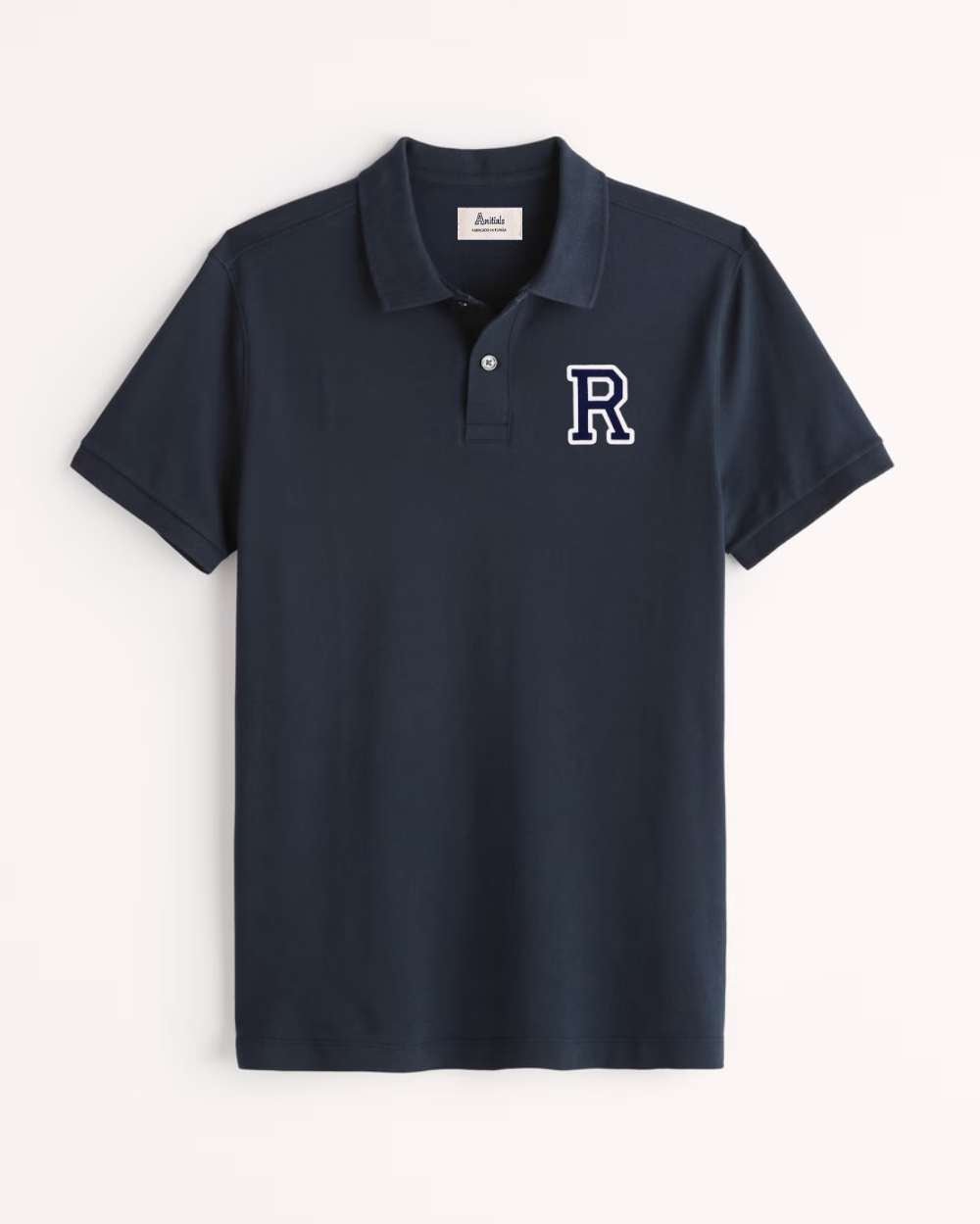 POLO AZUL MARINO | INICIAL MINI -R- | TALLA XL