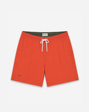 BAÑADOR NARANJA TEJA | BORDADO MINIMALISTA