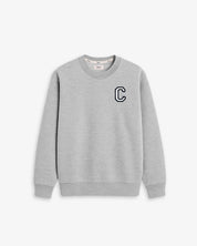 SUDADERA GRIS OSCURO | INICIAL