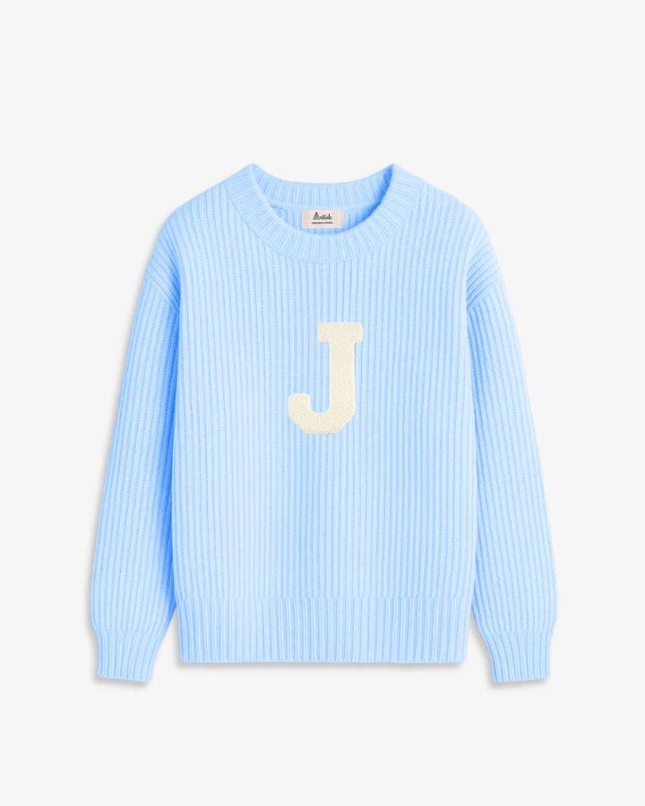 LIGHT BLUE SWEATER | INITIAL CLASSIC