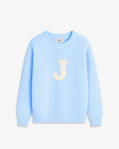 LIGHT BLUE SWEATER | INITIAL CLASSIC