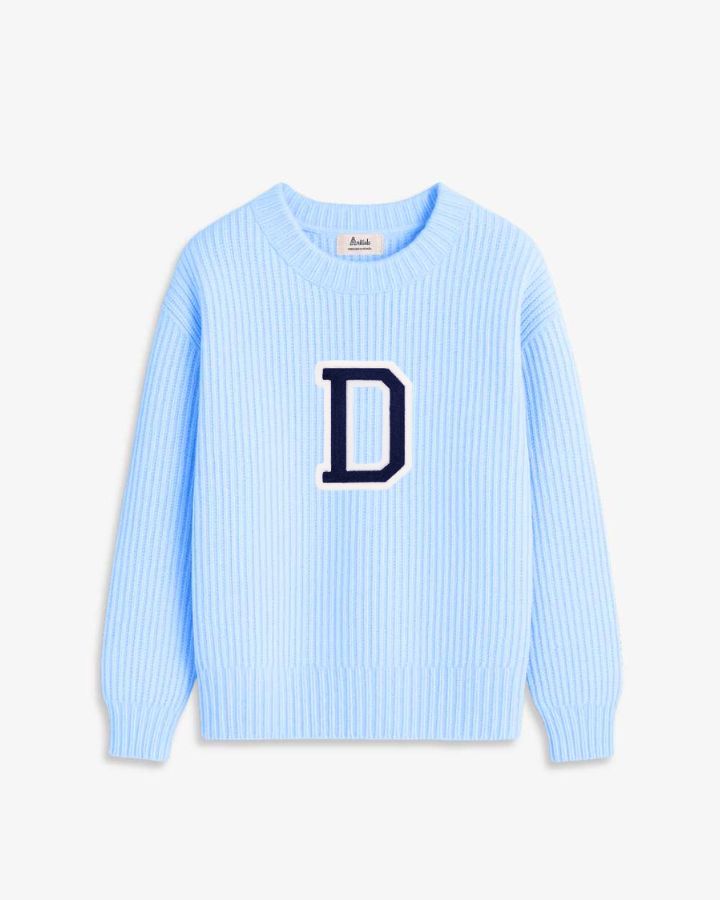 LIGHT BLUE SWEATER | INITIAL CLASSIC
