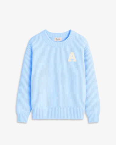 LIGHT BLUE SWEATER | INITIAL CLASSIC