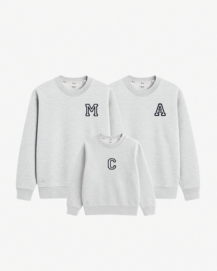 GIF PACK DE 3: SUDADERAS INICIAL | 2 ADULTO + 1 KID
