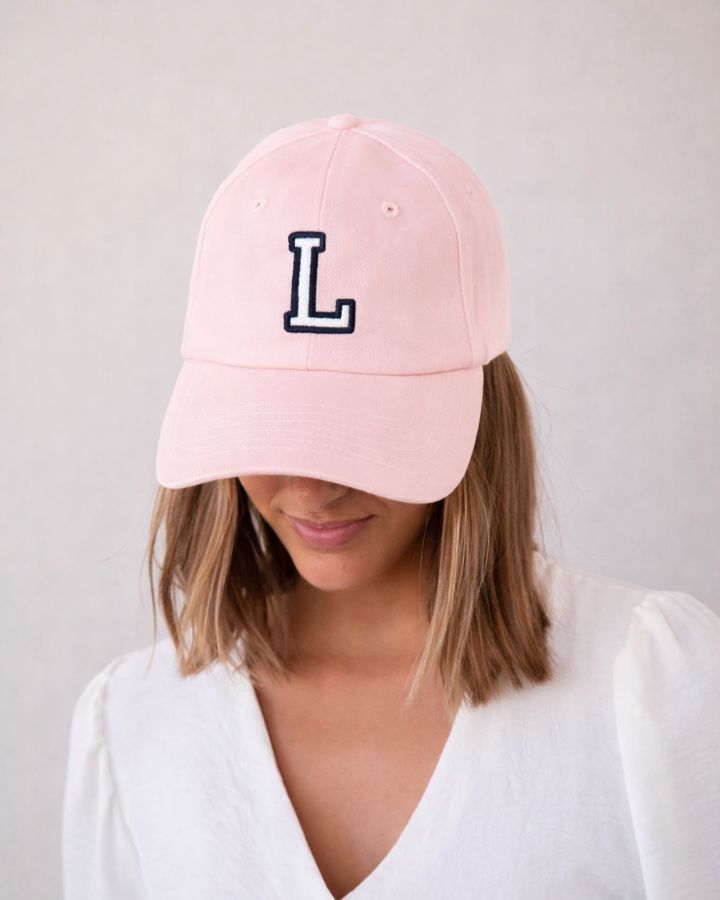 GORRA ROSA PASTEL | INICIAL