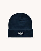 NAVY BLUE BEANIE | CUSTOM EMBROIDERY