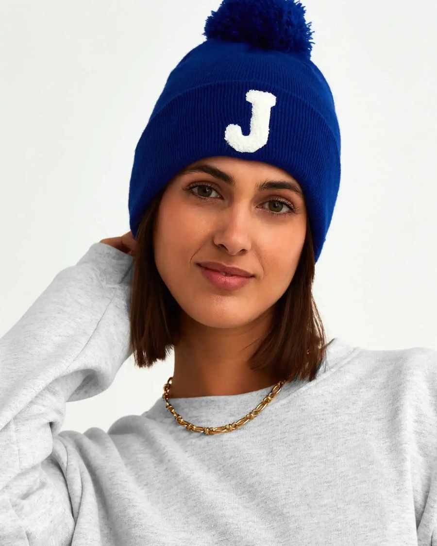 GORRO BORLA COBALT BLUE | INICIAL