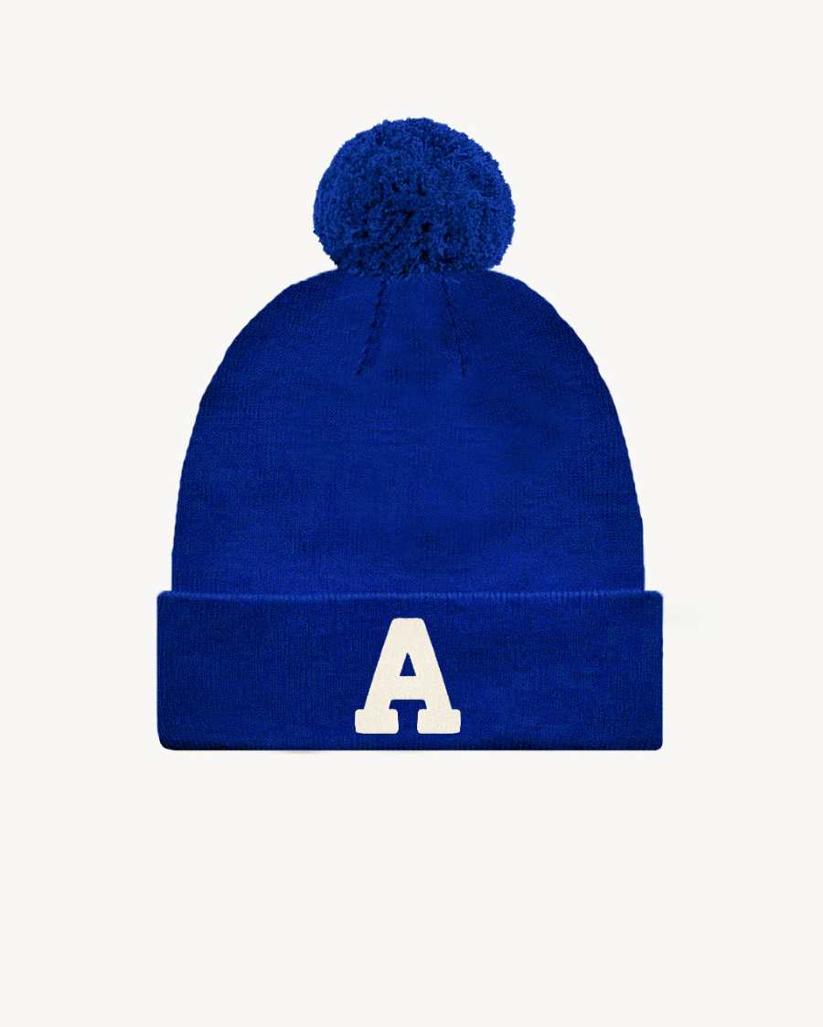 GORRO BORLA COBALT BLUE | INICIAL 1