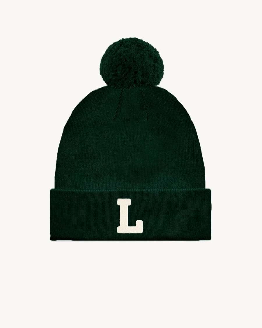 GORRO BORLA FOREST GREEN | INICIAL 3