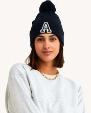 GORRO BORLA NAVY BLUE | INICIAL
