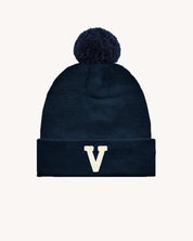 GORRO BORLA NAVY BLUE | INICIAL 6