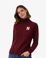 JERSEY CUELLO ALTO GRANATE