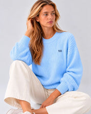 JERSEY AZUL CLARO | BORDADO MINIMALISTA