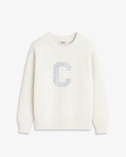 JERSEY OFF WHITE | INICIAL LENTEJUELAS