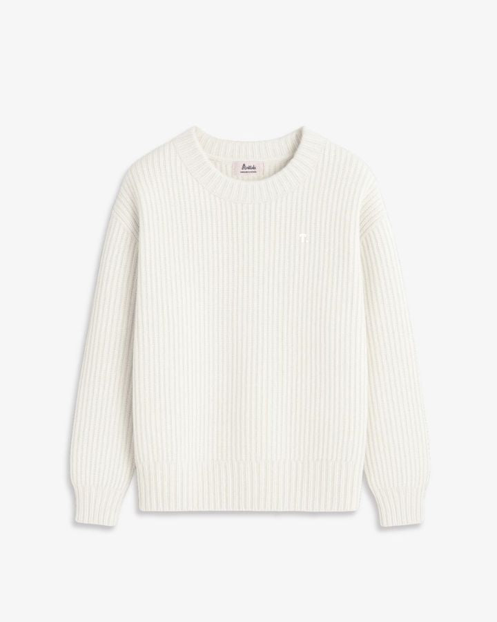 JERSEY PUNTO OFF WHITE | BORDADO MINIMALISTA