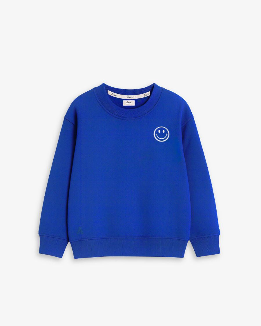 KIDS - SUDADERA AZUL ROYAL | SMILE
