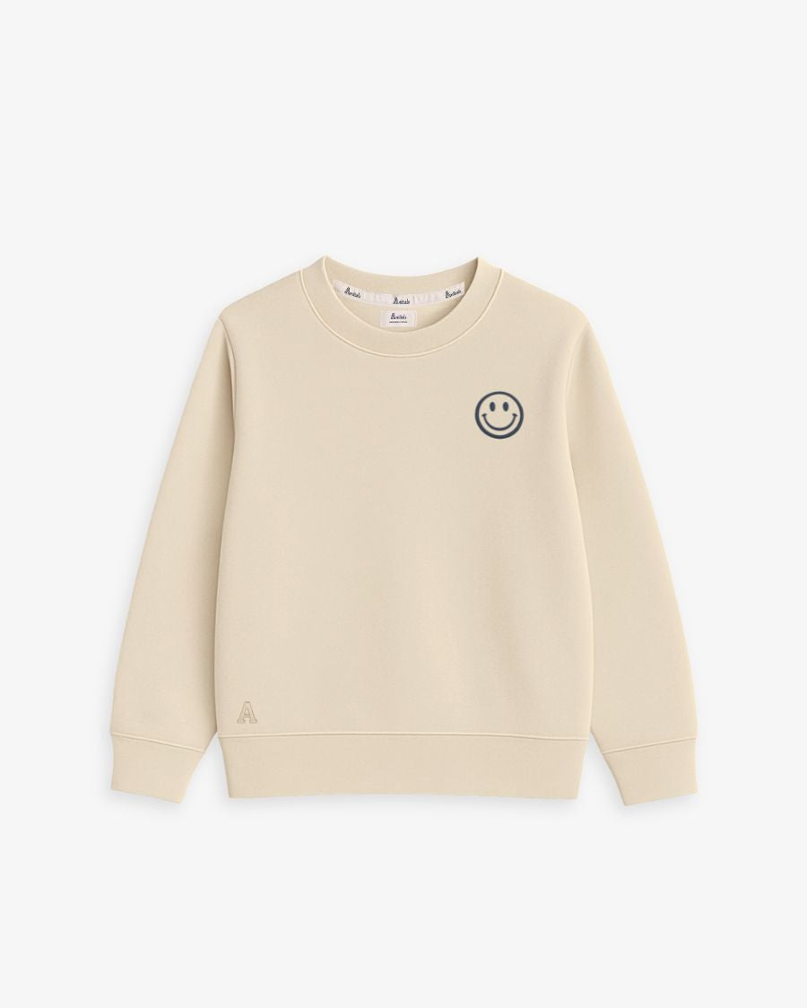 KIDS - SUDADERA BEIGE | SMILE