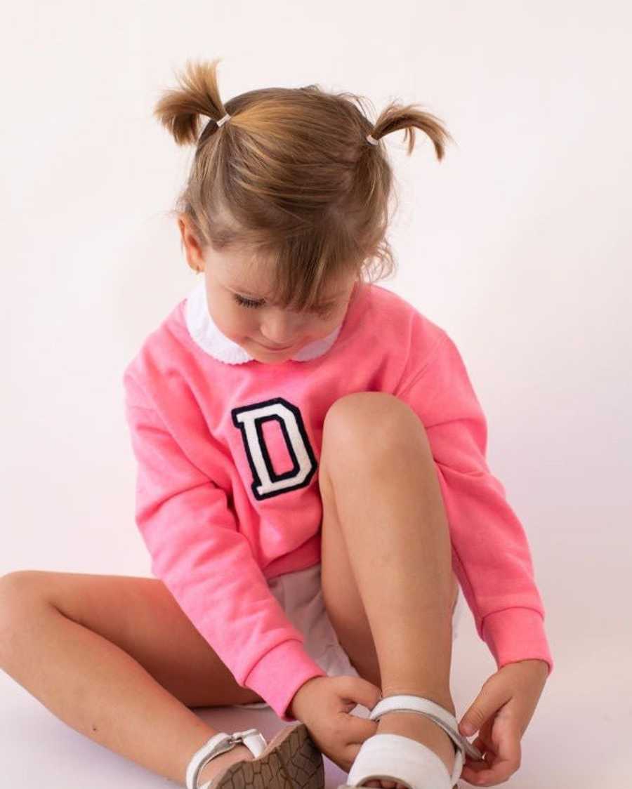 KIDS - SUDADERA FUCHSIA | INICIAL 