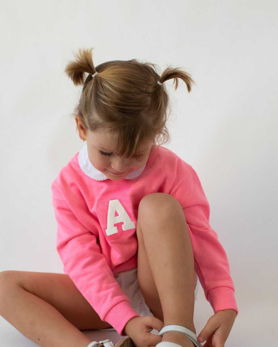 KIDS - SUDADERA FUCHSIA | INICIAL