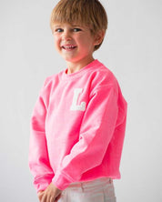 KIDS - SUDADERA FUCHSIA | INICIAL 