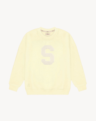 KIDS - SUDADERA LIGHT YELLOW | INICIAL GRANDE RIZO