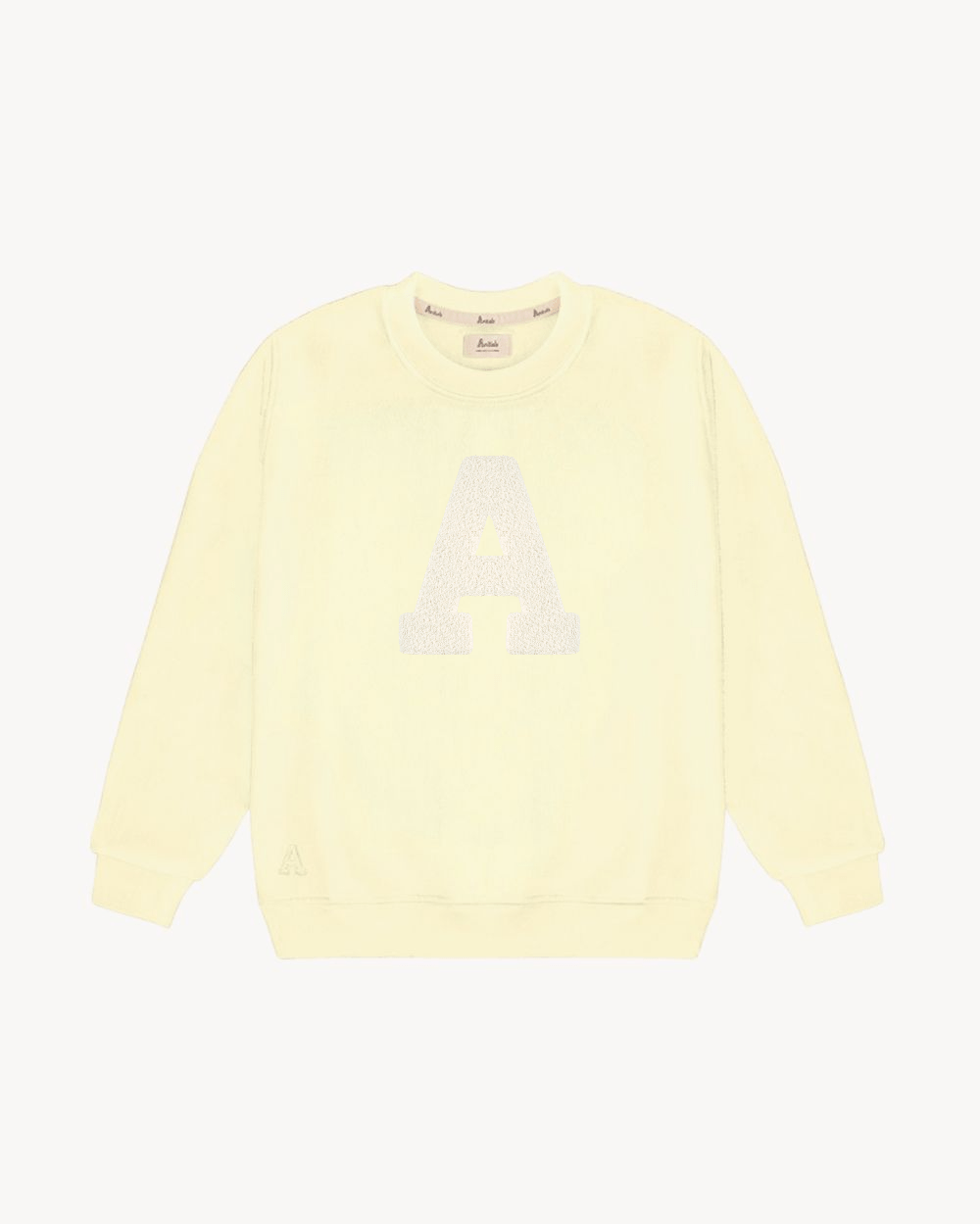 KIDS - SUDADERA LIGHT YELLOW | INICIAL GRANDE RIZO