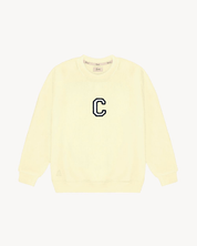 KIDS - SUDADERA LIGHT YELLOW | INICIAL MINI