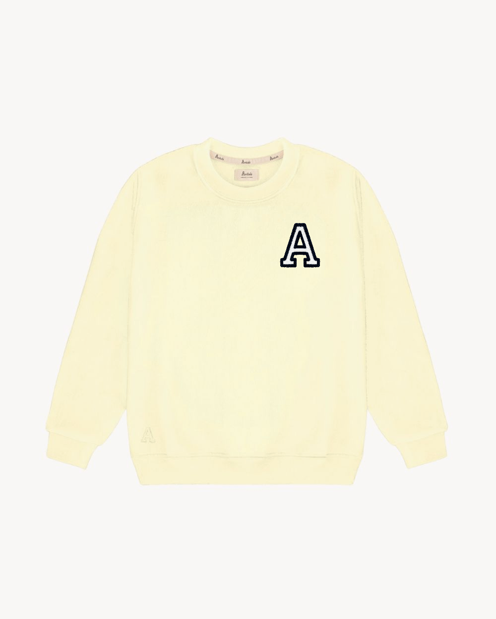 KIDS - SUDADERA LIGHT YELLOW | INICIAL MINI