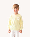 KIDS - SUDADERA LIGHT YELLOW | INICIAL MINI RIZO