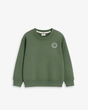 KIDS - SUDADERA VERDE OLIVA | SMILE