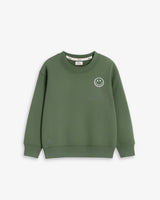 KIDS - SUDADERA VERDE OLIVA | SMILE