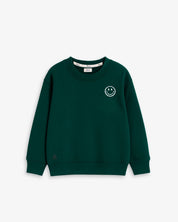 KIDS - SUDADERA VERDE OSCURO | SMILE