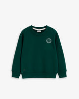KIDS - SUDADERA VERDE OSCURO | SMILE