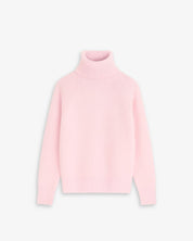 LIGHT PINK HIGH-NECK JERSEY