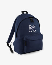 MOCHILA GRANDE AZUL MARINO |  INICIAL