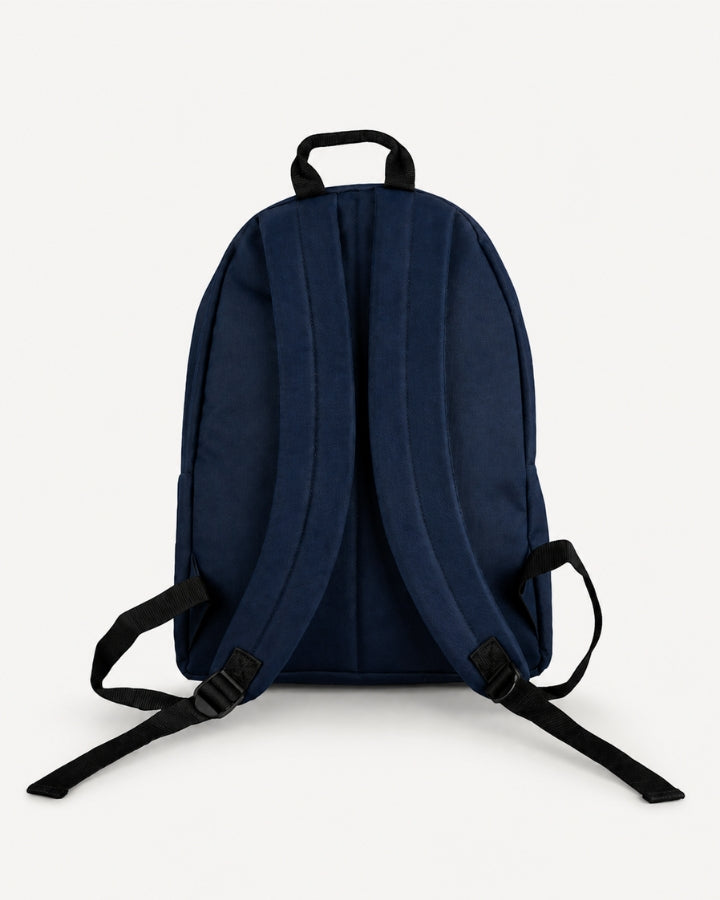 MOCHILA GRANDE AZUL MARINO |  INICIAL