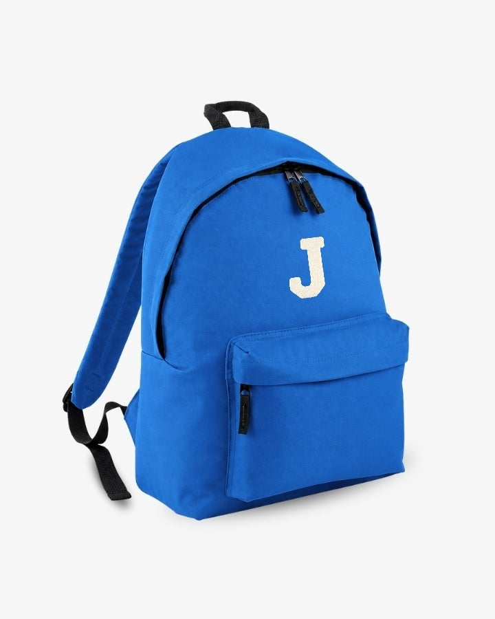 MOCHILA GRANDE AZUL ROYAL |  INICIAL