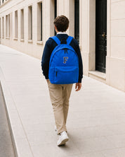 MOCHILA GRANDE AZUL ROYAL |  INICIAL