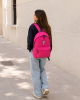MOCHILA GRANDE FUCSIA |  INICIAL