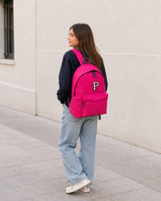 MOCHILA GRANDE FUCSIA |  INICIAL