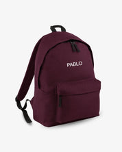 MOCHILA GRANDE GRANATE |  BORDADO PERSONALIZADO