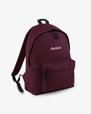 MOCHILA GRANDE GRANATE |  BORDADO PERSONALIZADO