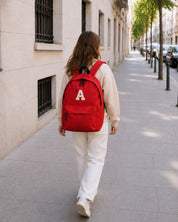 MOCHILA GRANDE ROJA |  INICIAL